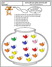 birinci sınıflar için sayı çizgi çalışma sayfaları